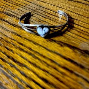 White buffalo cuff